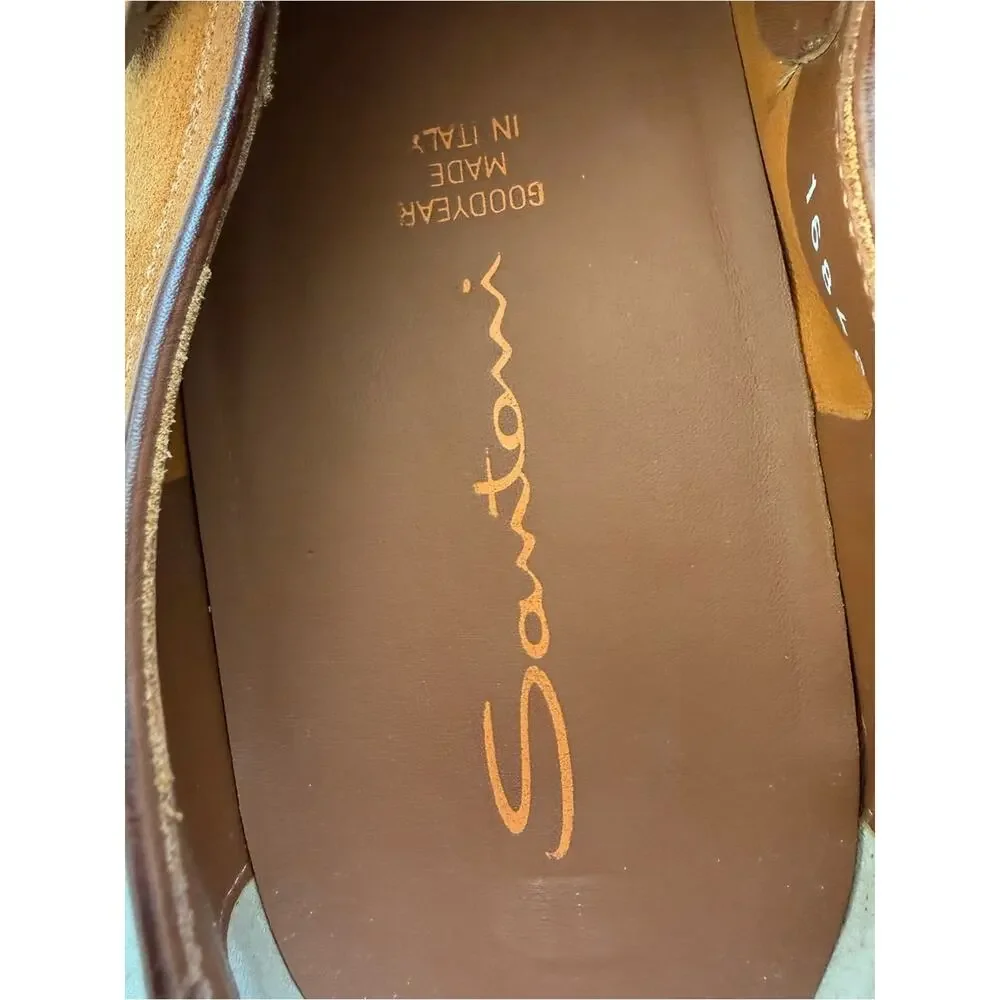 Santoni double buckle